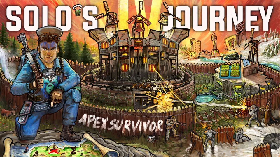 What makes Rust a solo survival challenge worth watching in Blooprint's Apex Survivor?